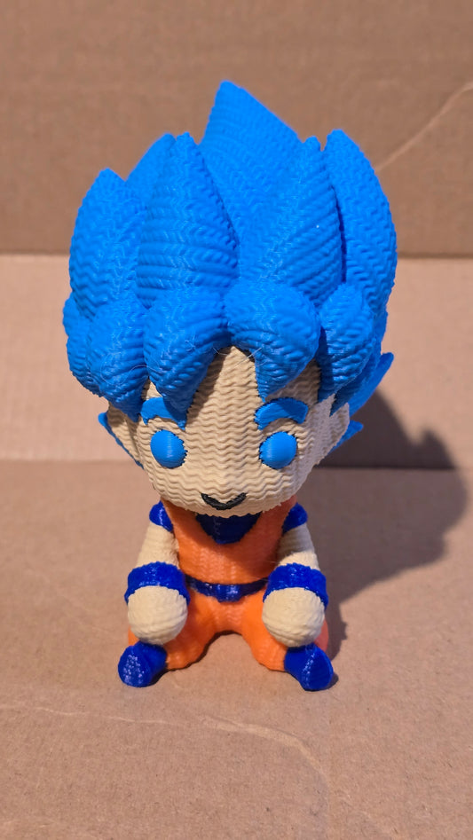 Super Saiyan God-Style Anime Warrior